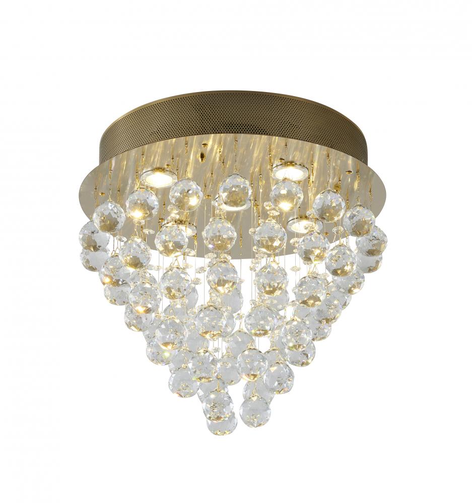 Gold Semi Flush Mount