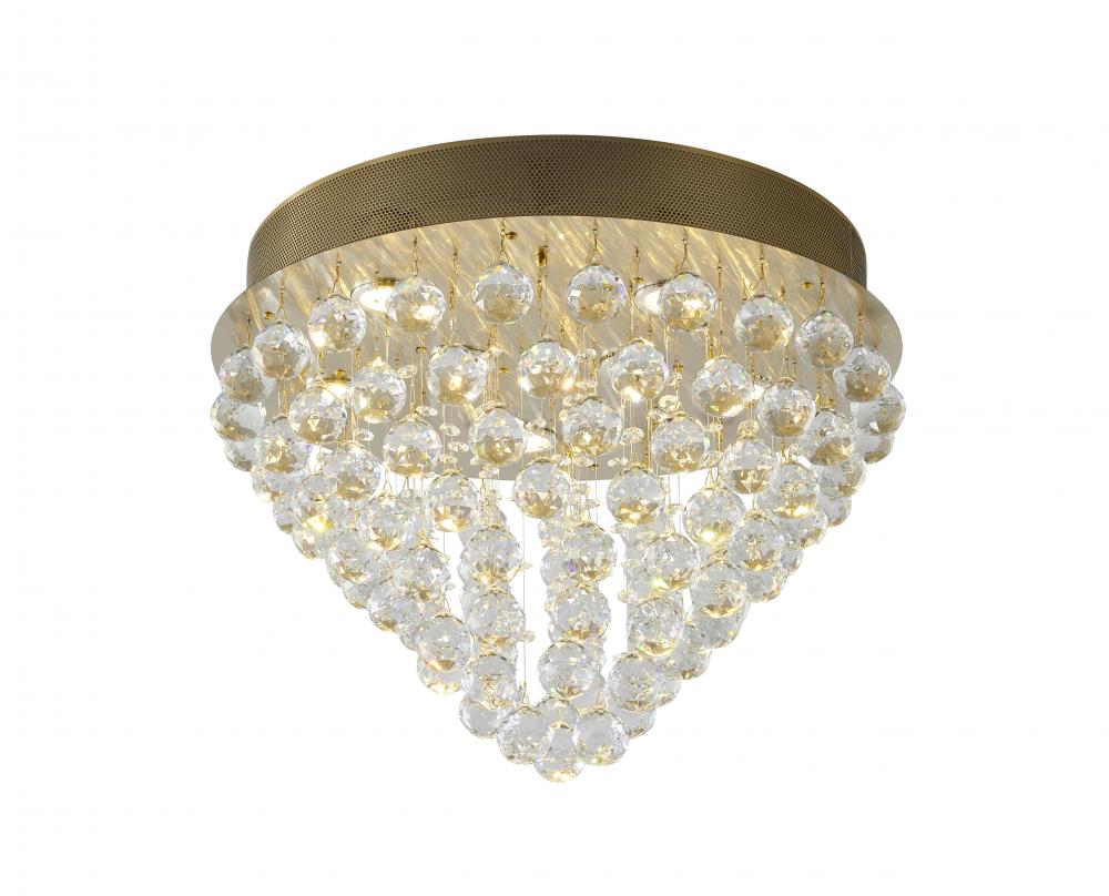 Gold Semi Flush Mount