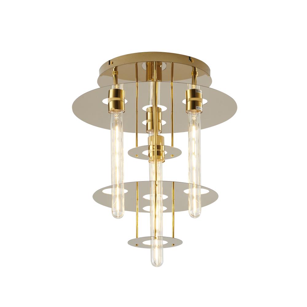 Gold Semi Flush Mount