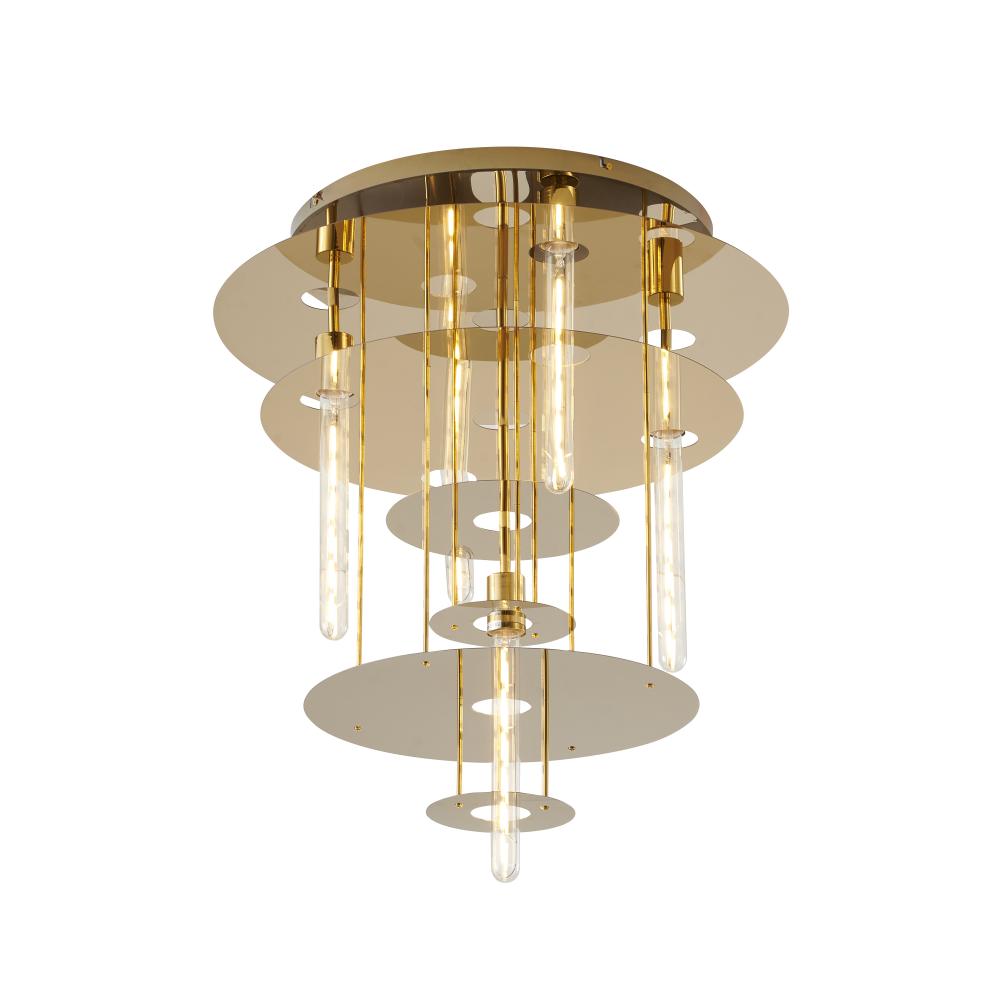 Gold Semi Flush Mount