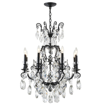 Bethel International BET79C32BLK - Matte Black Chandelier