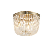 Bethel International LA63C14G - Gold Semi Flush Mount