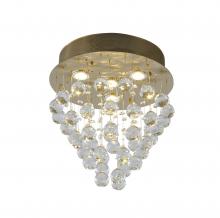 Bethel International LX03SF14G - Gold Semi Flush Mount