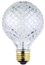 Westinghouse 501700 - 40W G25 Halogen Cut Glass E26 (Medium) Base, 120 Volt, Box