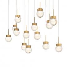 Modern Forms US Online PD-82014L-AB - Double Bubble Multilight Pendant Light