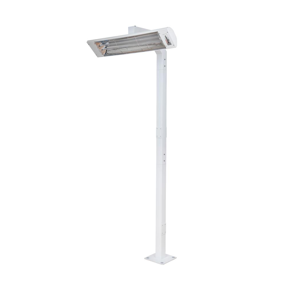 8FT POLE MOUNT,SINGLE 39IN,WHT