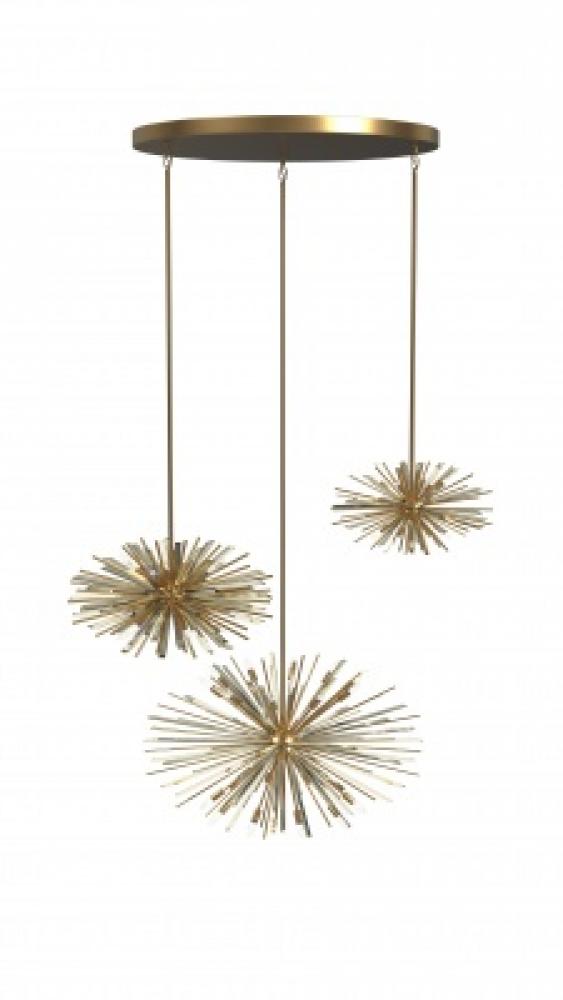 Palisades Ave. Collection Hanging Cluster Chandelier