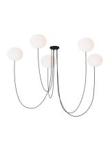 Visual Comfort & Co. Modern Collection PBCH36427OPB - Helium Medium 5 Light Chandelier