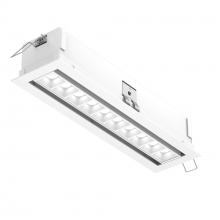 Dals MSL10G-CC-AWH - Recessed 5CCT Linear With 10 Mini Swivel Spot Lights