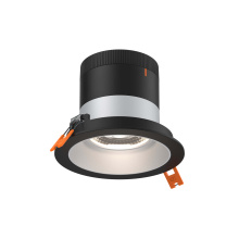 Dals RC04-CC-20-RGAZ-TBK - 4in Modular Downlight, 5CCT, 20 degree Beam Angle, Regressed, Alzak, Black Trim