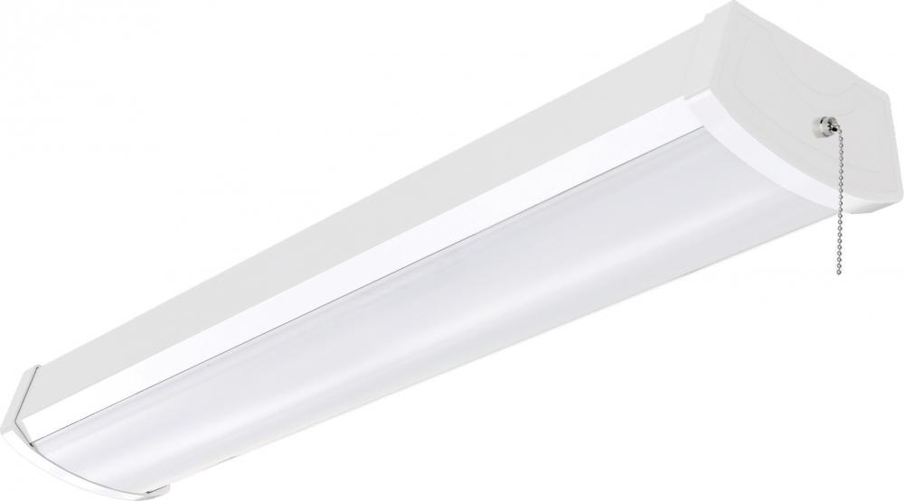 LED 2' Ceiling Wrap with Pull Chain; 20 Watts; 4000K; 120-277V