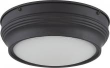 Nuvo 62/532 - Lark - LED Flush Fixture with Satin White Glass
