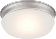 Nuvo 62/603 - Trevor - LED Flush Fixture with Frosted Glass