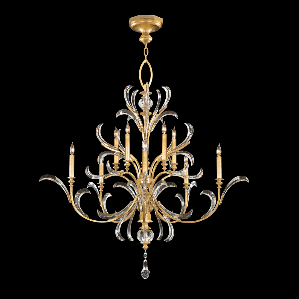 Beveled Arcs 56" Round Chandelier